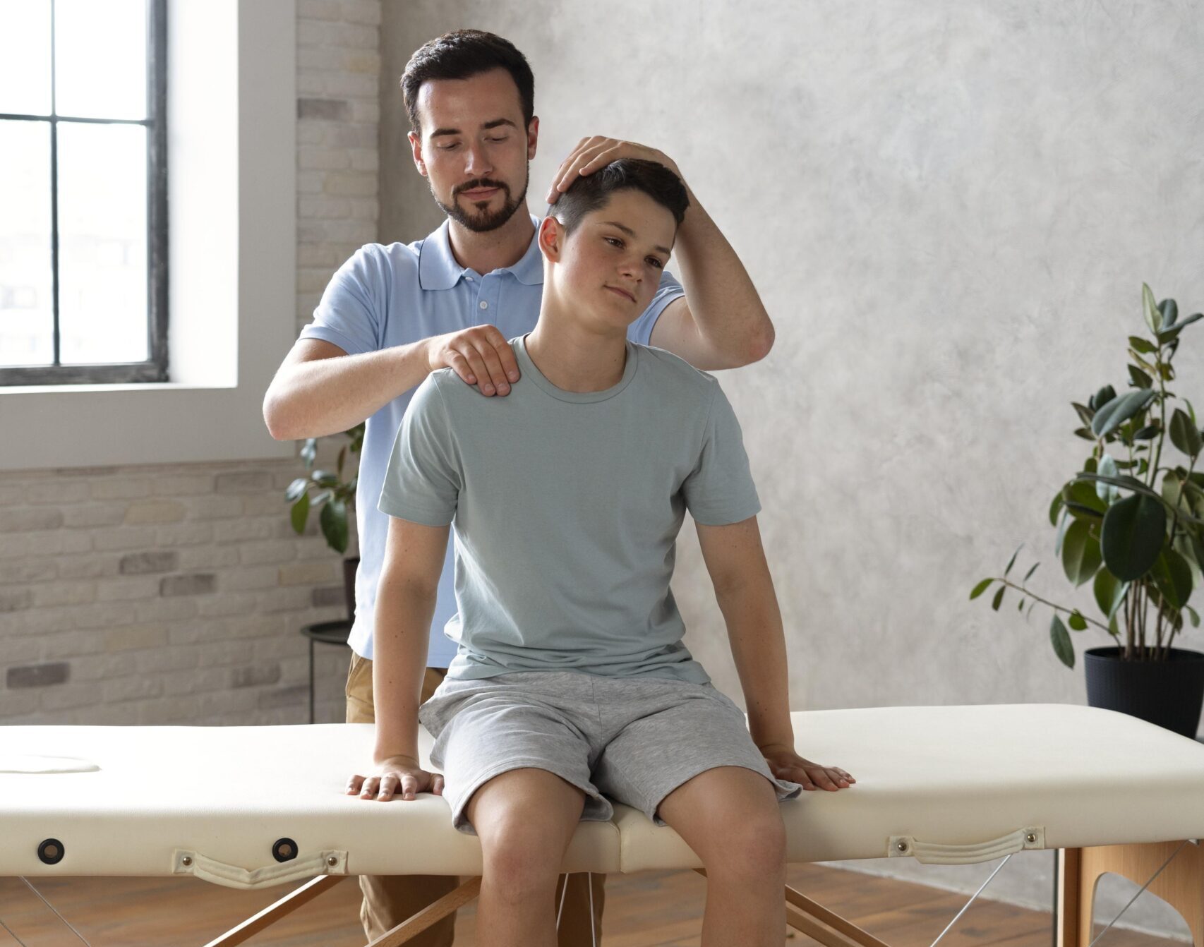 man-helping-patient-physiotherapy-full-shot